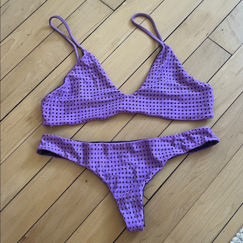 Acacia Swimwear Purple Bikini